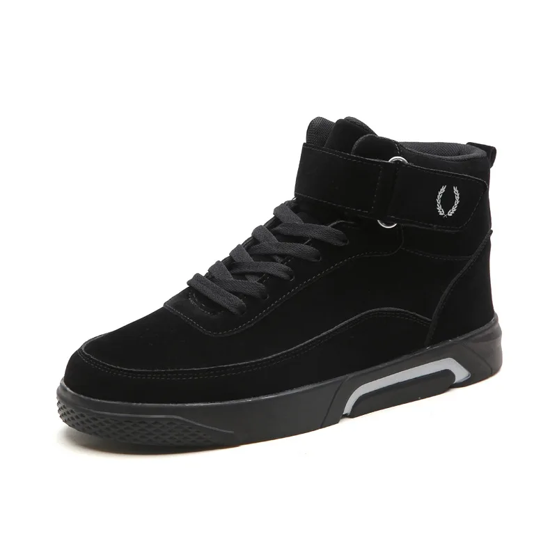 

New Fashion Men Boots High Quality Ankle Western Boots Shoes High Top Martin Boots Hook & Loop Spring Shoes Free Shipping