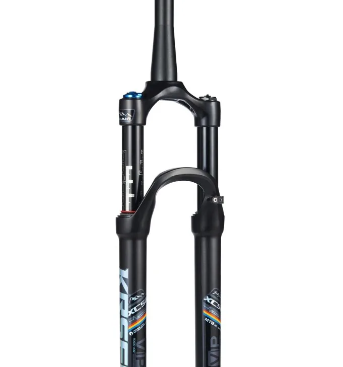 KRSEC XC50 Mtb пневматическая Велосипедная вилка подвеска 26 27,5 29 дюймов Mtb вилка для велосипеда Мануэль прямая или конусная трубка QR 100*9 мм через 100*15 мм