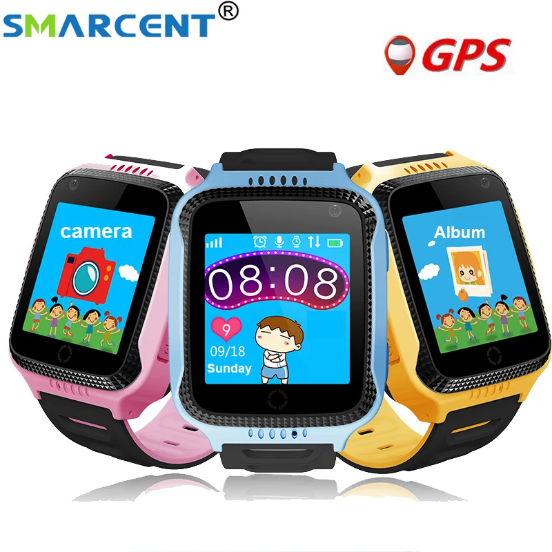 Цена 2019 Q528 детские font b gps b font умные часы с фонариком и камерой Y21 детские часы SOS устройство обнаружения вызова трекер детские безопасные часы