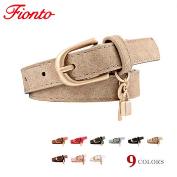 

Fashion Belt Female Personality Key Lock Pendant Belts Women Faux PU Leather Multicolor Wild Casual Ladies Belt for Jeans AN1160