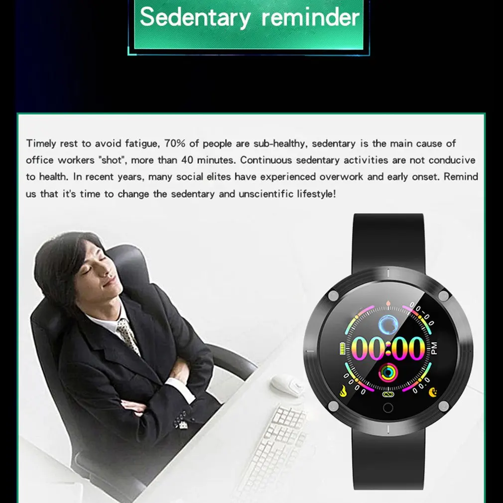 W5 Waterproof IP67 1.2 inch Smart Watch Heart Rate Monitoring Pedometer Remote Camera Blood Pressure Blood Sports Watch