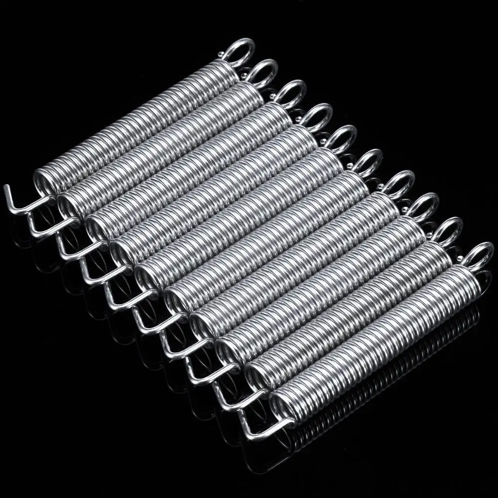 

Pack of 10 Noiseless Tremolo Springs for FD ST Electric Guitar Tremolo Bridge, Silver