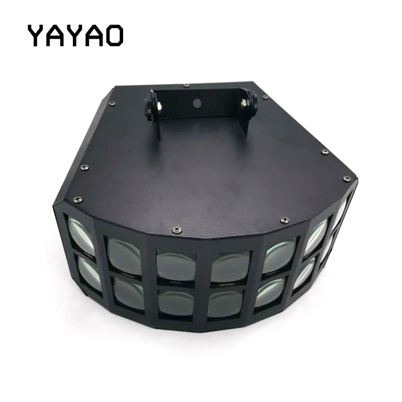 

YA Yao LED Stage Lighting 2*12W Butterfly 4in1 Lamp Bead Effect Light KTV Party Leisure Effect Light For Home Entertainment Lamp