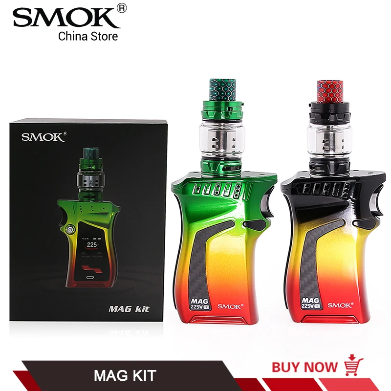 

SMOK MAG 225W KIT 8ml TFV12 Prince Tank Atomizer V12 Prince Q4 T10 Coil VS G-PRIV 2 Procolor SMOK Vape Electronic Cigarette Kit