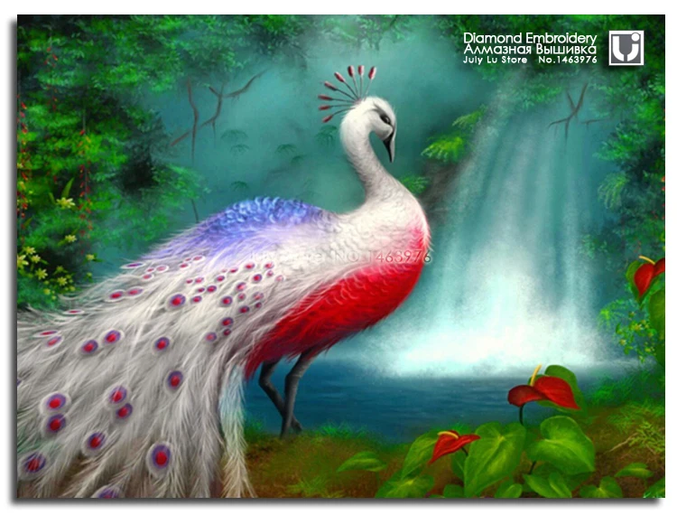 Dreamy Pemandangan Berlian Bordir Hewan Produk Untuk Kerajinan Diy Mosaik Pola Merak Rhinestones Lukisan Pemandangan 3d Gambar Diamond Embroidery Painting Rhinestonesrhinestone Painting Aliexpress