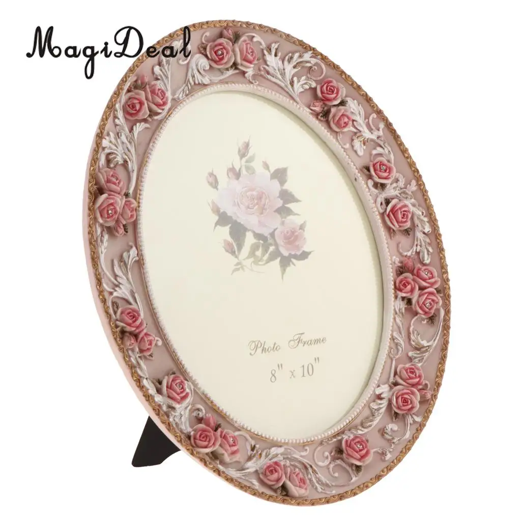 

Rose Flower Stand Photo Picture Frame Wedding Home Table Display Decorations
