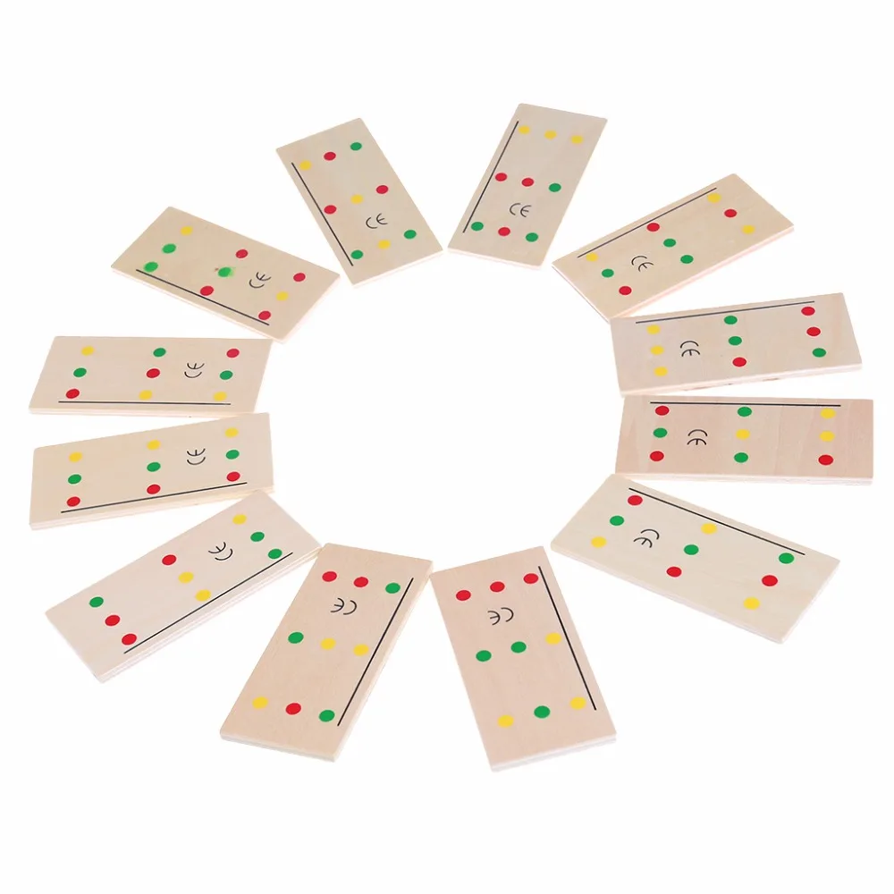 Деревянный montessori sensorial Материал Цвет сортировки Игры развивающие игрушки для детей