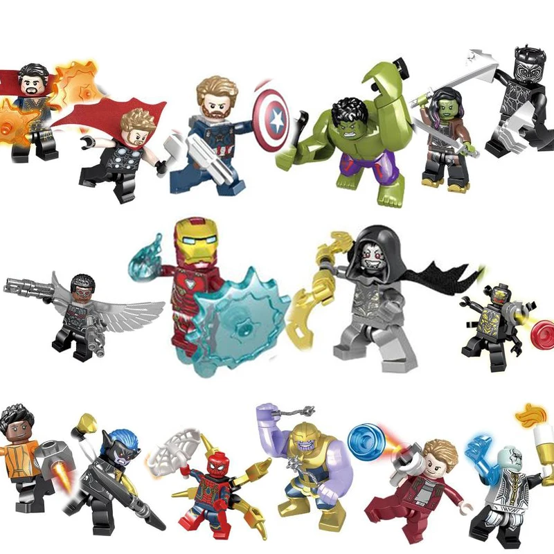 PIP игры 12 шт. Футбол Командные виды спорта Фигурки Мстителей рисунок Legoe модель