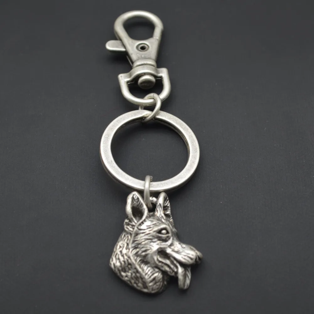 Wholesale animal Key chain German Shepherd key chain Lovely Pet key