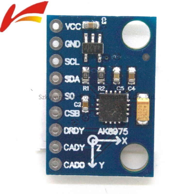 MCU 86 AK8975 Three axis Electronic Compass High Precison Compass