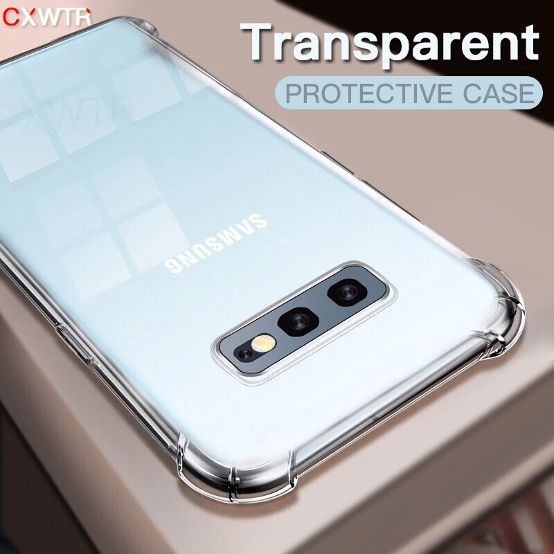 

Transparent Phone Cases For Samsung S10 Lite S8 S9 Plus S6 S7 Edge Soft Cover Case For Samsung Galaxy A3 A5 A7 2016 2017 Case