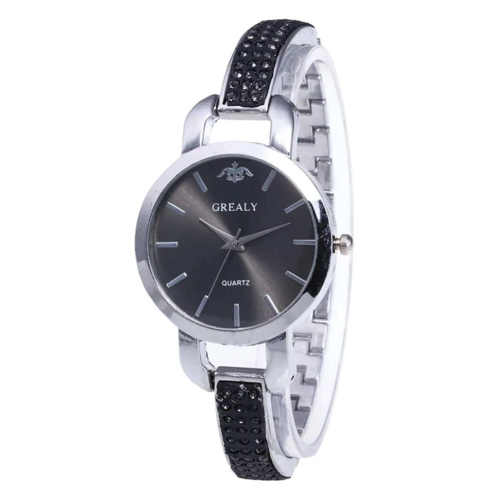 

Hot Fashion Luxury Ladies Women Watch Crystal Rhinestone Stainless Steel Strap Bracelet Quartz Wrist Watch Gift Clock Relogio #W