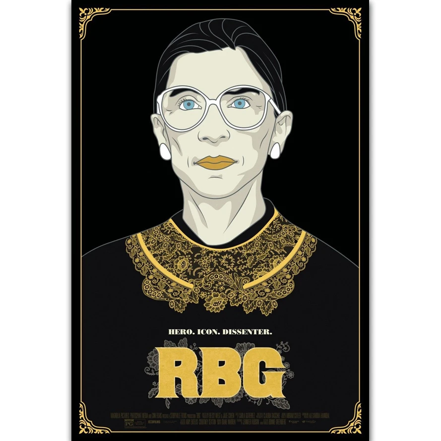 size 11x17 frame RBG Comic Notorious Film FX001 Cover Book 2018 New Movie size 11x17 frame RBG Comic Notorious Film FX001 Cover Book 2018 New Movie