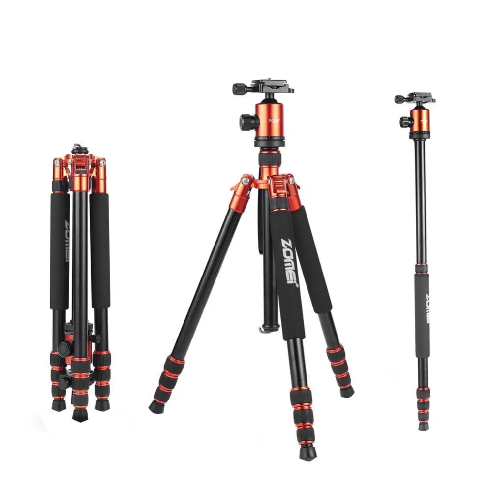 

Zomei Professional Portable Z818 Heavy Duty Magnesium Aluminium Travel Tripod Stand Monopod for Digital SLR DSLR Camera Tripod