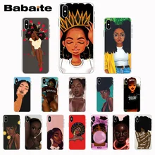 Babaite queen афро меланин поппин черная девушка телефон чехол для iPhone X Xs Xr XsMax 7 7plus 8 8plus 6 6s 5 5S SE 11 11pro 11promax