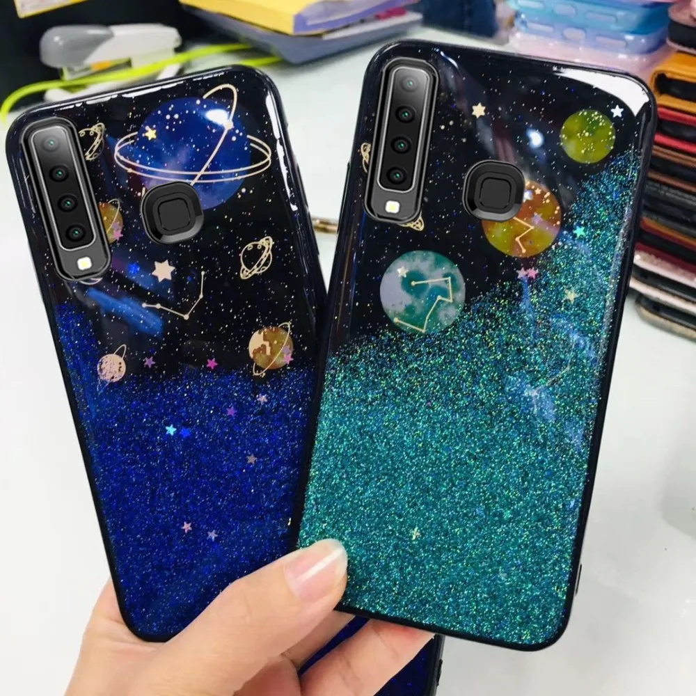Мягкий блестящий чехол для Samsung A9 2018 A920 Galaxy J4 Plus J6 |