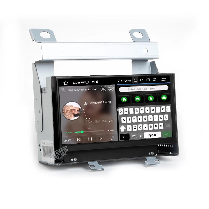 Cheap IPS Android 9.0 4G RAM 2G CAR GPS For Land Rover Freelander 2 2007-2012 RADIO STEREO NAVIGATION Audio NO DVD PLAYER 5