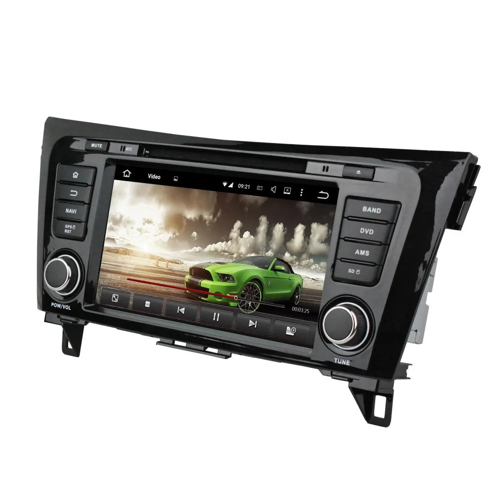 Best KLYDE 8" 2 Din Android 8.1 Quad Core Car Radio RAM 2GB For Nissan QashQai X-Trail 2014 Car Audio Multimedia Car Stereo Canbus 2