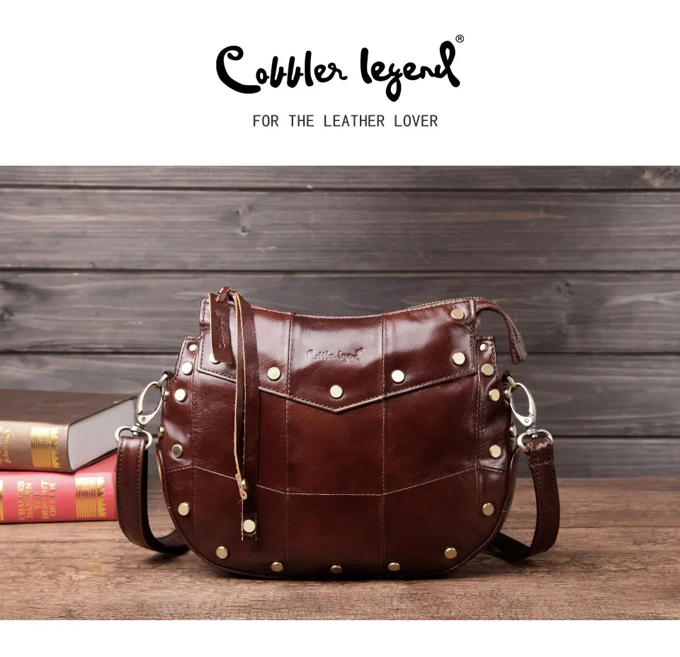 Cobbler Legend брендовые сумки на плечо из натуральной коровьей кожи подарочная Женская Повседневная сумка-мессенджер с кисточками дизайнерская женская сумка через плечо