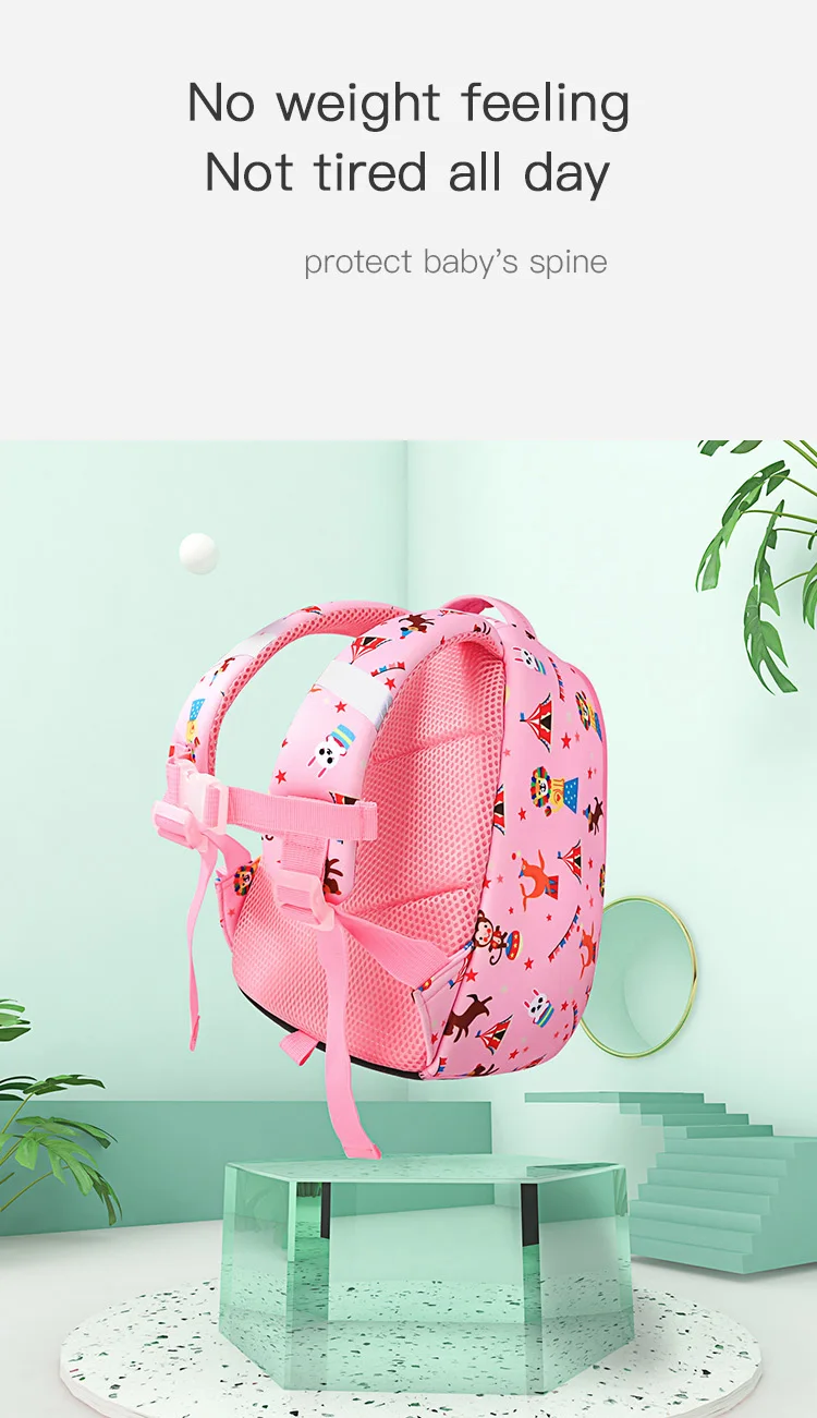 Child Kid Anti-Lost Nursery School Bag Stars Backpack Kindergarten Lightweight Baby Girl Boy School Belt Bag Anti Theft Backpack