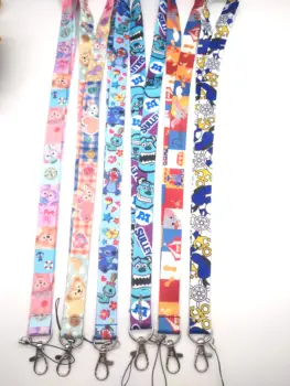 

New 470 pcs cartoon Lanyard Neck Strap Holders With Key Chain S5