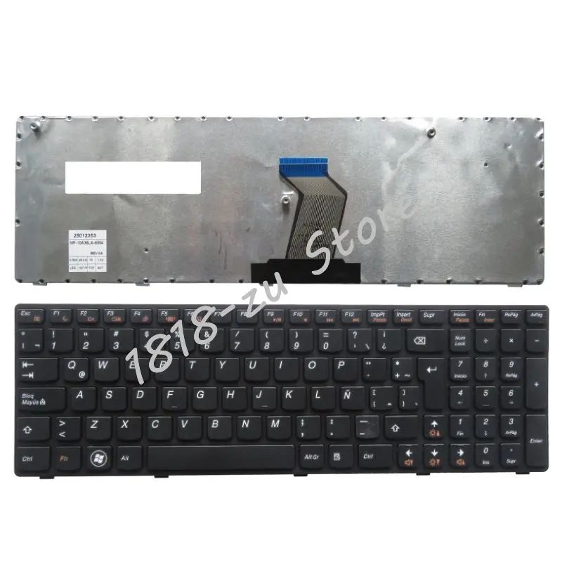 Клавиатура для ноутбука LENOVO Ideapad G575 G575A G570 G570AH G570G G575AC G575AL G575GL G575GX SP Черная |