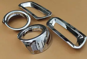 

Chrome Front + Rear Fog Light lamp cover Bezels trim For Subaru XV 2012 2013