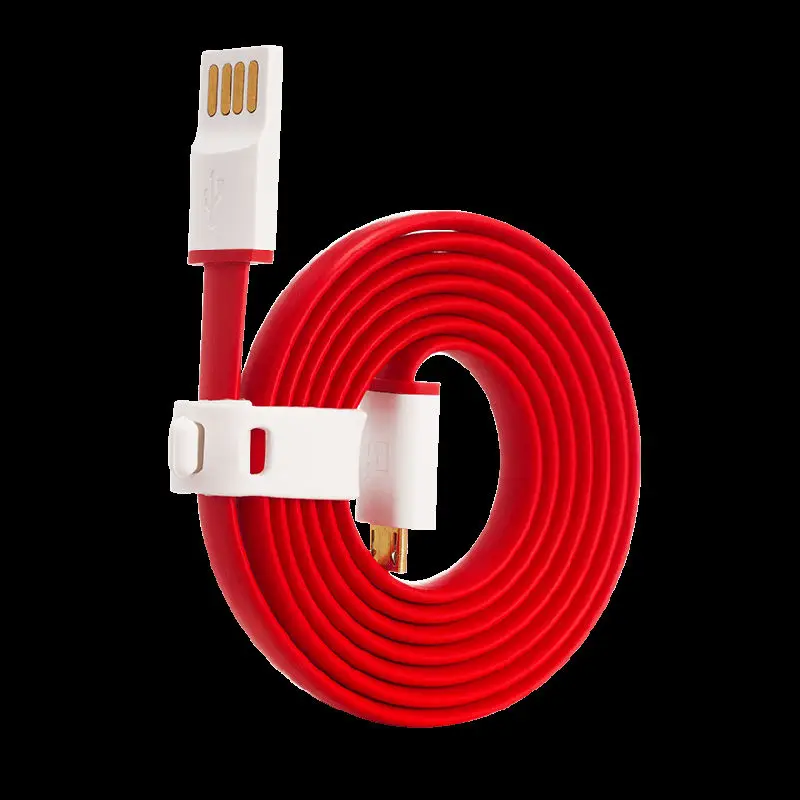 Red Micro USB Cable OnePlus One/X Original USB Data OTG Transmission