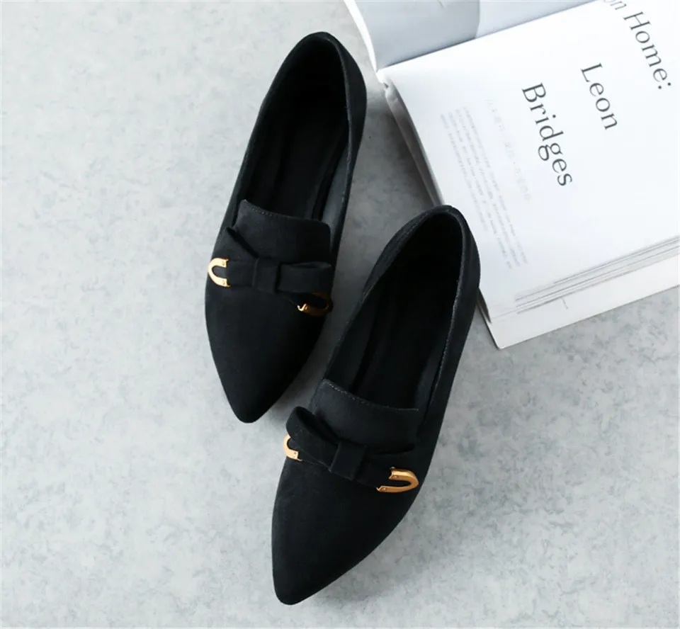 Woman Bowknot Loafers (23)