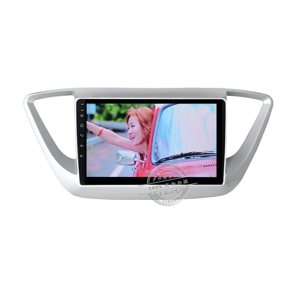 Sale HACTIVOL 9" Quad core car radio for Hyundai Verna 2016 android 7.0 car DVD player gps navi with 1G RAM 16G ROM wifi map 3