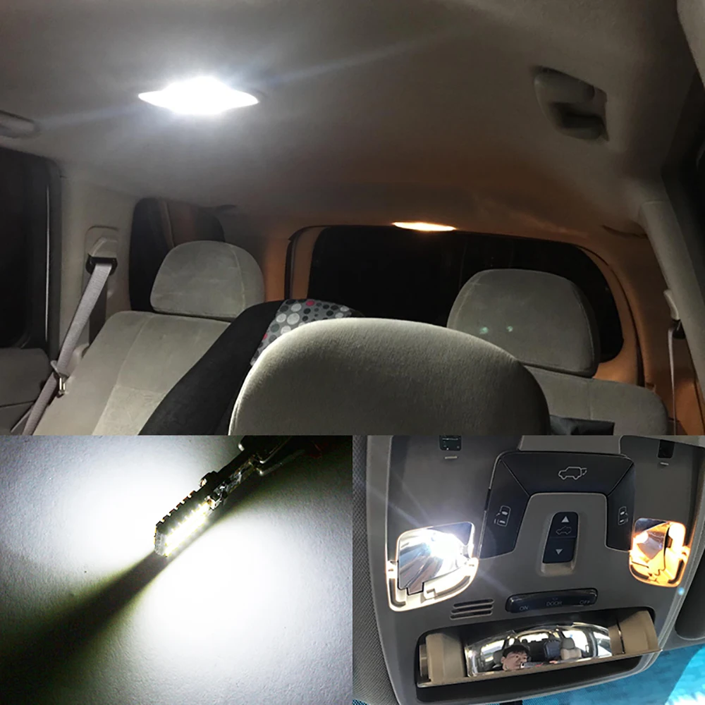 T10 светодиодный W5W 4014 SMD 24 светильник для автомобиля стояночный зазор лампа чтения