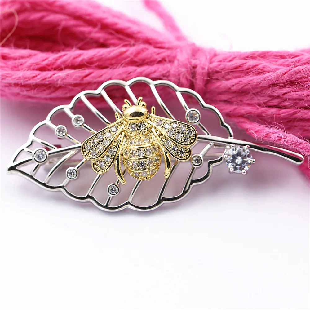 Gazelle-Fashion-AAA-Cubic-Zircon-Wing-Bee-leaf-Plants-Insects-Gold-Sliver-Color-Brooches-For-Women (3)