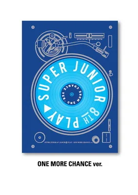 Подписанный S.J Super Junior autographed 8-й альбом PLAY CD+ Фотокнига+ подписанный плакат k-pop 112017 - Цвет: One More Chance