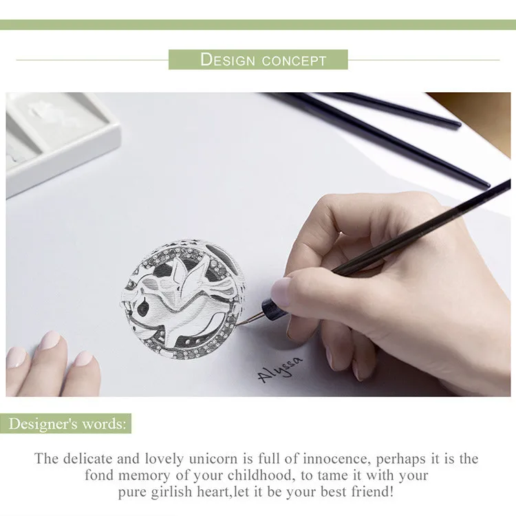 Colorful Unicorn Silver Beads Fit Bracelet 16 Colorful Unicorn Silver Beads Fit Bracelet -Unicorn Fashion