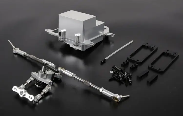 Servo Sterzo In Alluminio 17T Per HPI Baja 5B SS 5SC - GTBRacing - Ricambio Potenziato RC