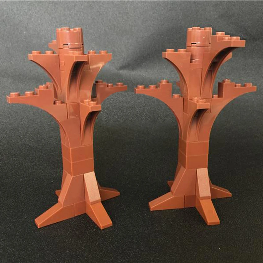 MOC LegoINGlys Tree Building Blocks Green Flowers Grass Plants Garden Accessories Set City DIY Parts Bricks Toys for Kids (9)