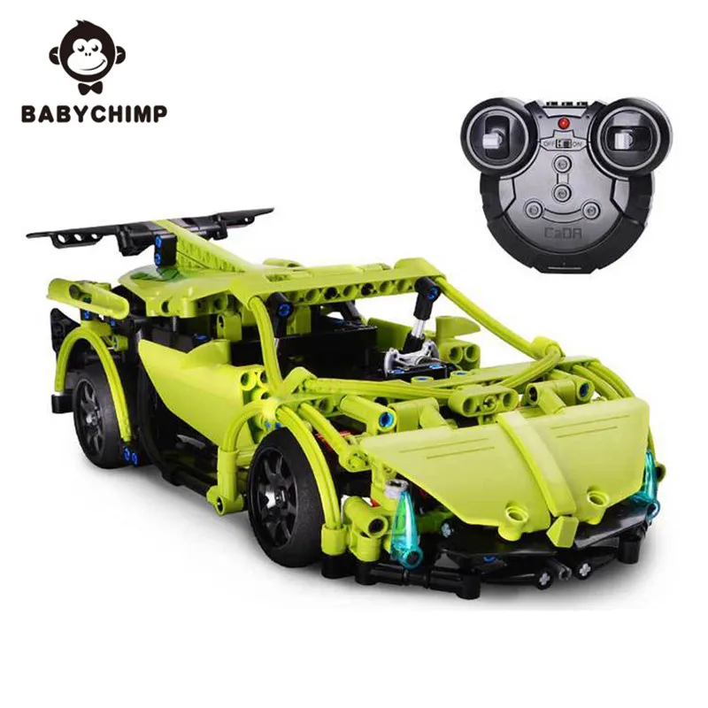 

Enlighten Bricks Toy Remote Control RC Car DIY Building Blocks Electric Sport Cars Fit Technic Creators Kid Birthday Gift