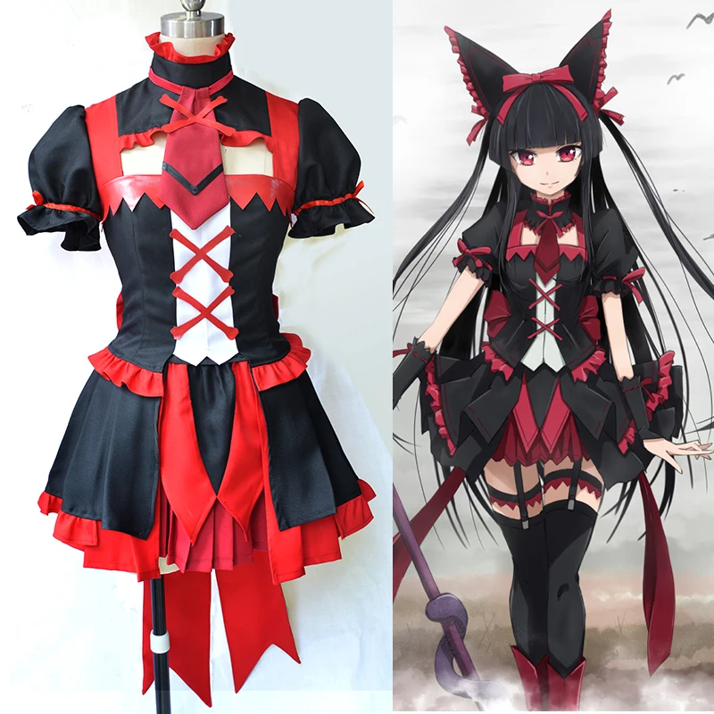

Anime Gate Jieitai Kanochi nite Kaku Tatakaeri Rory Mercury Cosplay Costume