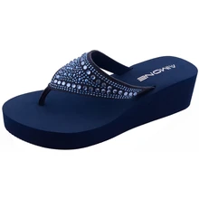 AIMONE Summer Woman Shoes Platform Slippers Wedge Beach Flip Flops High Heel Slippers For Women Brand Eva Ladies Shoes platform slippers women heel shoes high wedge slipper women shoes high heel platform shoes ladies pantoufle femme