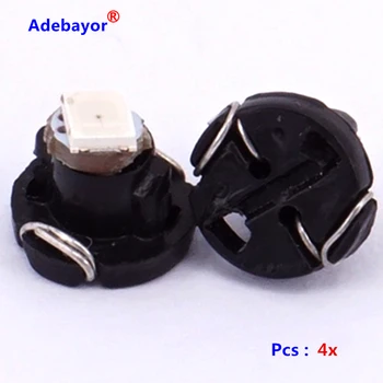 

20 X T3 Gauges diameter 8mm 1210 SMD Wedge 3528 LED bulb auto car Instrument Lamp Dashboard indicator light 6 colors