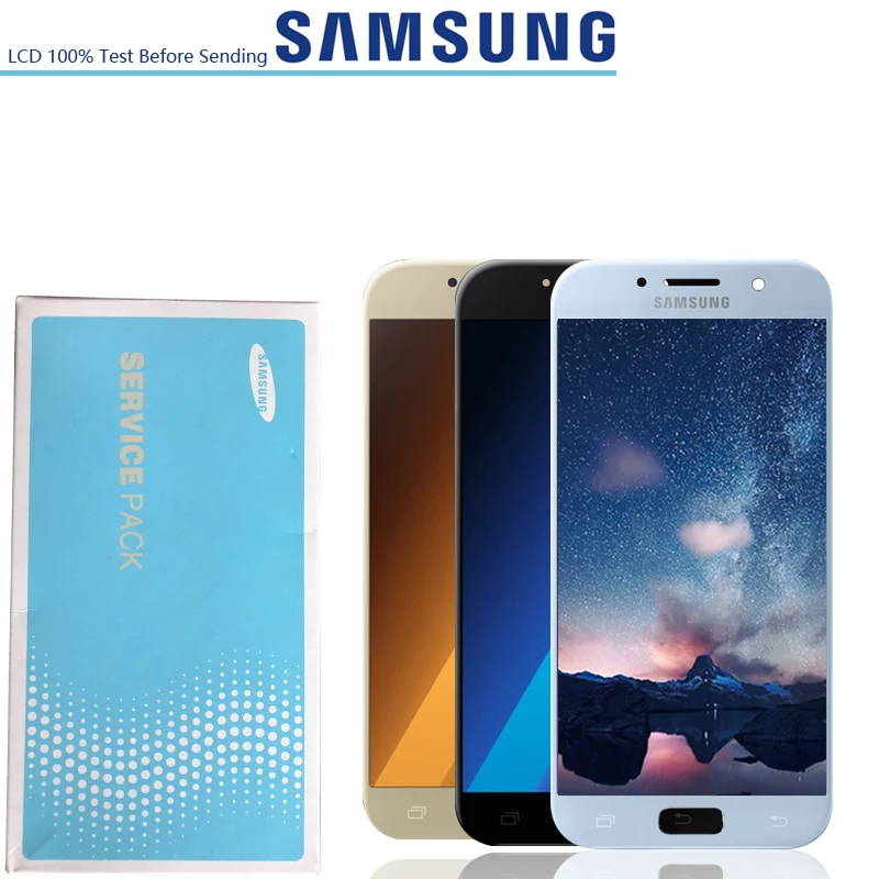 Новый SUPER AMOled ЖК-дисплей s Дисплей Замена для Samsung Galaxy A5 2017 A520 A520F SM-A520F планшета