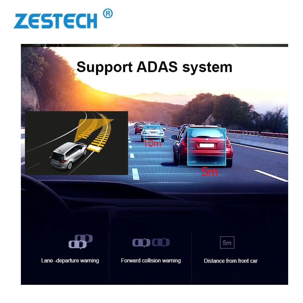 Автомобильный видеорегистратор ADAS видеокамера андроид регистратор для