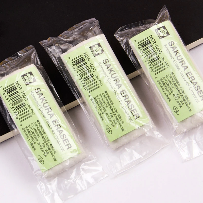 Японская Сакура пластичность резиновый ластик Профессиональный рисунок эскиз изюминка разминается ластик для угольного карандаша товары для рукоделия