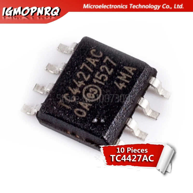 10pcs TC4427CPA TC4427 DIP 8-in Integrated Circuits From Electronic