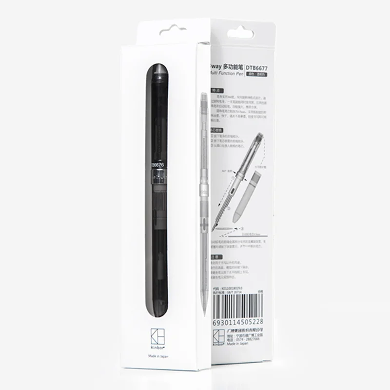3-в-1 механический карандаш шариковая ручка 2 цвета баррель 0,5 мм вместимость легкий корпус многофункциональная ручка канцелярские принадлежности