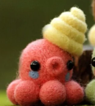 octopus 4 Милый осьминог мультфильм животных набор шерстяной вышитый набор Шерсть Войлок игла для валяния украшения Ремесло Вышивка своими руками ручной работы - Цвет: octopus 4