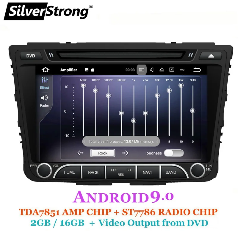 SilverStrong ips 4G 64GB Android9.0 автомобильный DVD для hyundai Creta IX25-18 2DIN DVD Радио Навигация опция 2G16G/DSP/TPMS/DVR