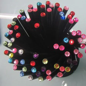 

10 Pcs/Set Pencil HB Diamond Color Pencil Stationery Items Drawing Supplies Cute Pencils For School Basswood Office School Cute