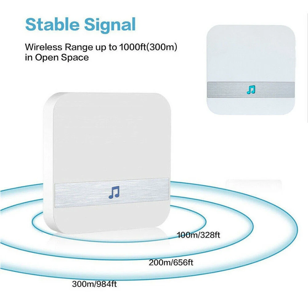 Умный беспроводной WiFi Внутренний дверной звонок Ding dong дверной звонок приемник UK/EU/US штекер