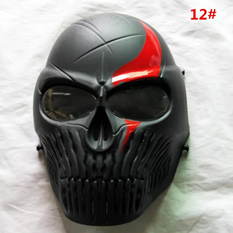 

Tactics Paintball full face mask with anti fog lens for CS games in outdoor equipment 12 colors be chosed